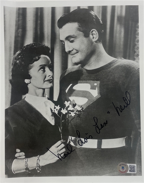 Noel "Lois Lane" Neill Signed 8" x 10" Superman Photo (Beckett COA)