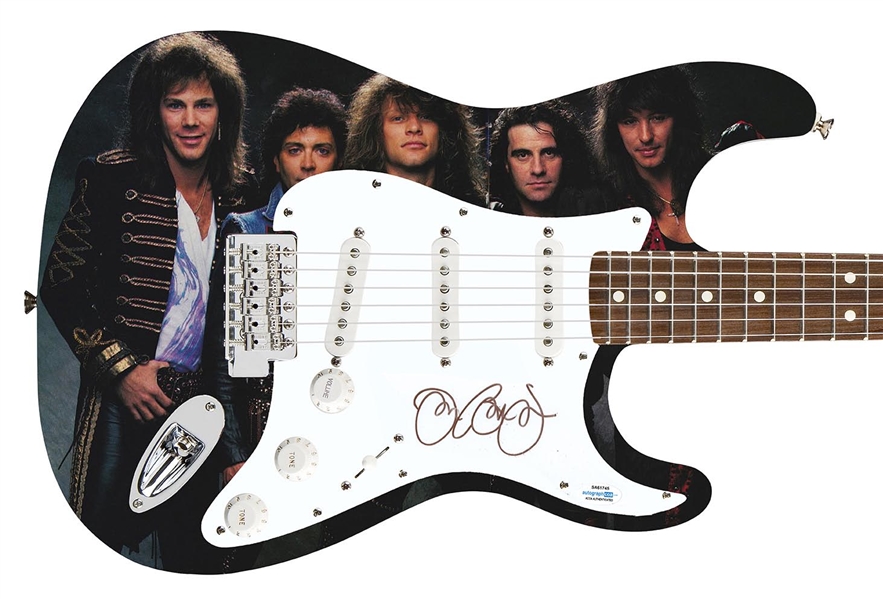 Jon Bon Jovi Signed Custom Graphic Guitar (ACOA)