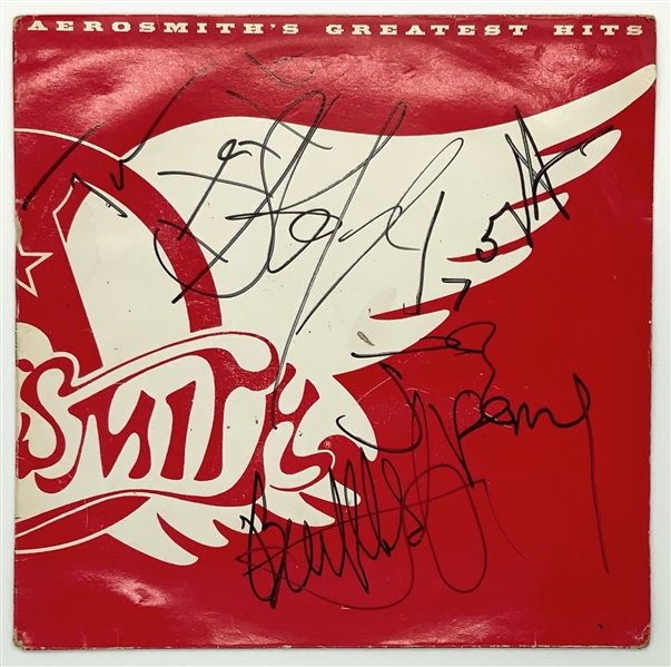 Aerosmith Signed “Greatest Hits” Album Record Roger (5 Sigs) (Epperson/REAL Authentication)   