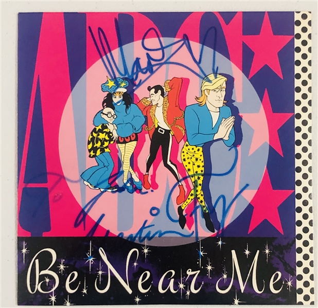 ABC: Martin Fry & Mark White In-Person Dual-Signed “Be Near Me” 45 RPM Record (John Brennan Collection) (JSA Authentication)