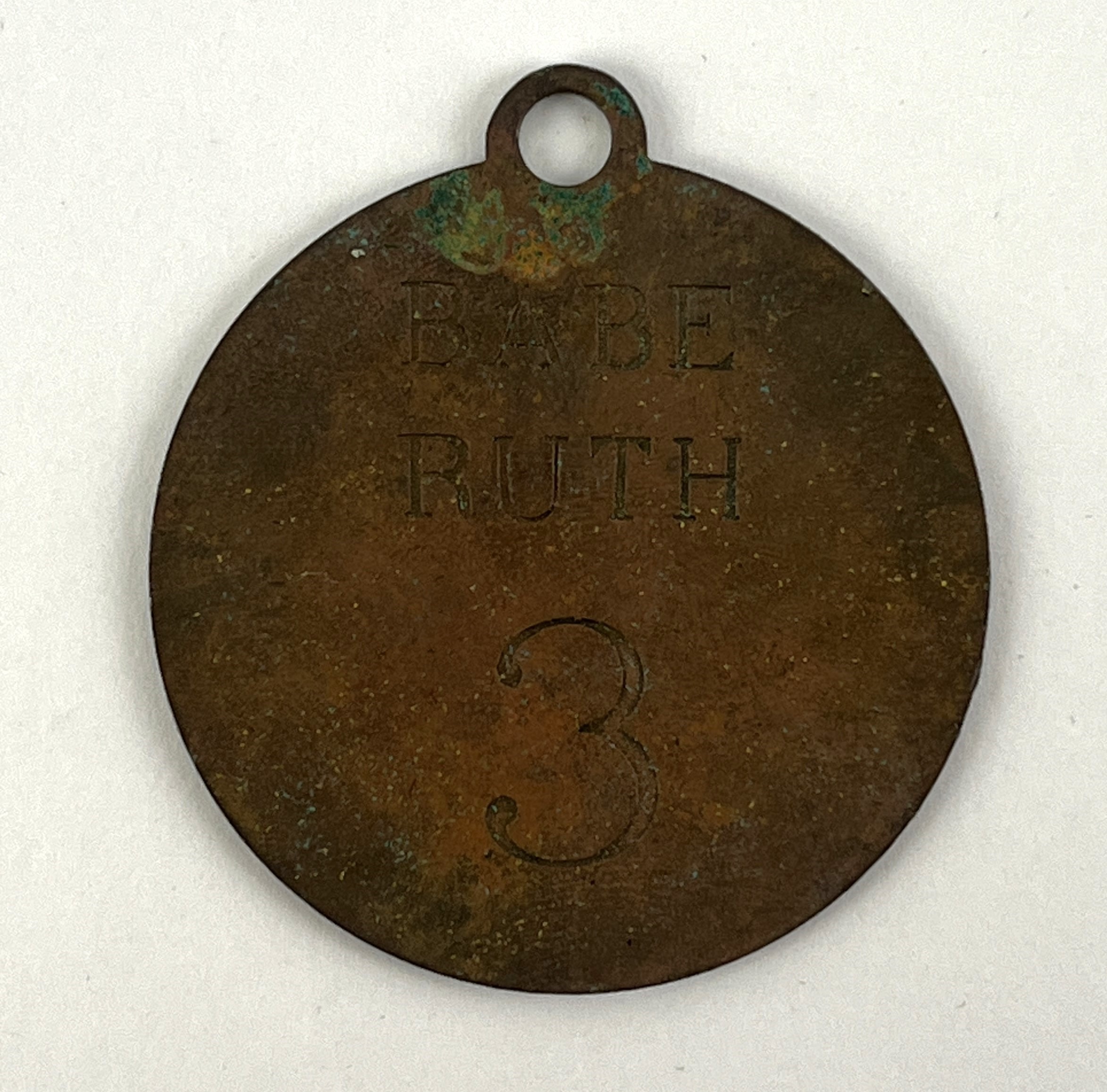 Lot Detail Babe Ruth Vintage Ny Yankee Stadium Locker Tag