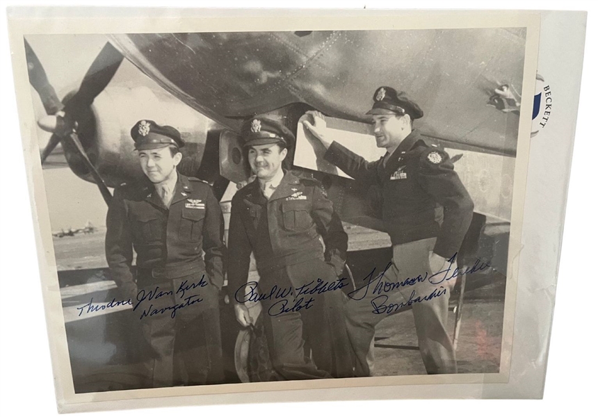 Lot Detail Enola Gay Multi Signed 10 X 8 Photo Beckett BAS LOA