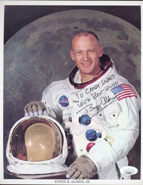 Buzz Aldrin Signed 8" x 10" NASA Photograph (JSA COA)