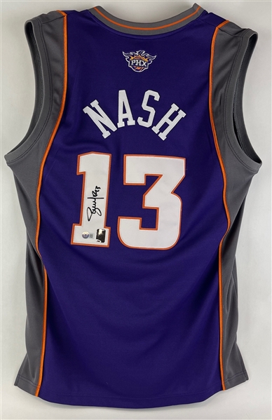 Steve Nash Signed Authentic Phoenix Suns Jersey (Beckett/BAS)