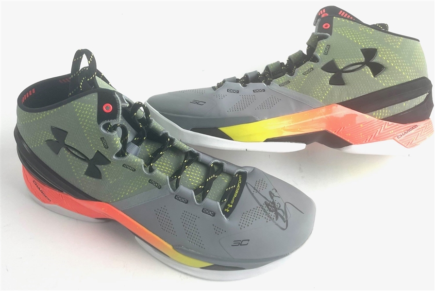 Stephen Curry Signed Under Armour 3C Basketball Shoes (Fanatics)