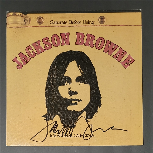 Jackson Browne In-Person Signed “Saturate Before Using” Album Record (Third Party Guaranteed)