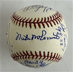 Cy Young Winners Multi-Signed OML Baseball w/ Jenkins, Hoyt, & More! (12 Sigs)(Third Party Guaranteed)