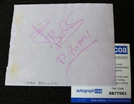 John Belushi Signature (ACOA Authentication)(Beckett/BAS LOA)