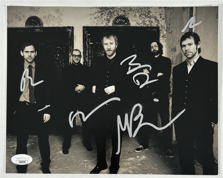 The National: Group Signed 8" x 10" Photo (5 Sigs)(JSA)