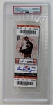 Vin Scully FINAL CALLED GAME Signed 2016 Dodgers Vs. Giants Ticket w/ Gem Mint 10 Auto! (PSA/DNA Encapsulated)