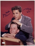 Leave It to Beaver: Tony Dow & Jerry Mathers Signed 11" x 14" Photo (JSA)