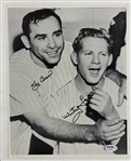 Yogi Berra & Whitey Ford Signed 8" x 10" Photo (PSA/DNA)