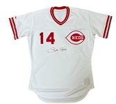 Pete Rose Signed Cincinnati Reds Jersey (Beckett/BAS)	