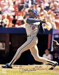 Andre Dawson Signed & Inscribed 16" x 20" Color Photo (Third Party Guaranteed)