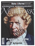 Donald Trump Signed 2015 New York Magazine (Beckett/BAS LOA)