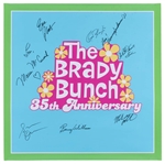 Brady Bunch: Cast Signed 24" x 24" Anniversary Poster w/ Davis, McCormick, +6 Others! (Beckett/BAS)