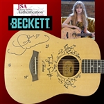 Taylor Swift Signed Taylor TS-BT "Baby Taylor" 3/4 Scale Acoustic Guitar with Hand Drawn Doodle Sketches (Beckett/BAS & JSA LOAs)