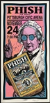 Phish RARE Group Signed Concert Poster :: 11-24-1995 Show @ Pittsburgh Civic Arena (Beckett/BAS LOA)