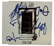 Pearl Jam: Fully Group Signed "Even Flow" CD Cover w/ Disc (PSA/DNA LOA)(Ex. John Brennan Collection)