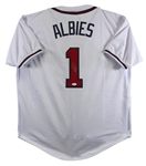 Ozzie Albies Signed Braves Home Style Replica Jersey (JSA)