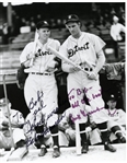 Babe Herman & Hank Greenburg Signed 8" x 10" Photo (Third Party Guaranteed)