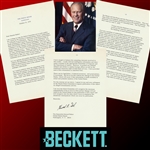 President Gerald R. Ford Typed Signed White House Letter with Extraordinary Content RE: CIAs Involvement in Political Assassination of Foreign Leaders! (Beckett/BAS LOA)