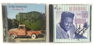 Lot of 2 Blues CDs: Fats Domino and The Mick Fleetwood Band (Beckett/BAS)