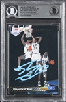 Shaquille ONeal Signed 1992 Upper Deck #1 Rookie Card (Beckett/BAS Encapsulated)