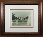 Jaqueline Kennedy Signed Large Format White House Photo in Framed Display (Beckett/BAS LOA)