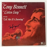 Tony Bennett In-Person Signed “Listen Easy” Album Record (John Brennan Collection) (Beckett/BAS Authentication)