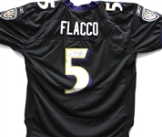 Joe Flacco Signed Baltimore Ravens #30 Jersey (JSA)