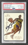 Kobe Bryant Signed 1997 Ltd. Ed. NBA "Class of Ninety-Six" Flair Showcase TC (PSA/DNA)
