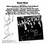 The Blues Brothers: John Belushi & Dan Aykroyd Dual Signed "Soul Man" 45 RPM Sleeve (Beckett/BAS LOA)(Grad Collection)