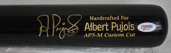 2010 Albert Pujols Game Used & Signed Marucci Pro Model Baseball Bat (PSA/DNA)