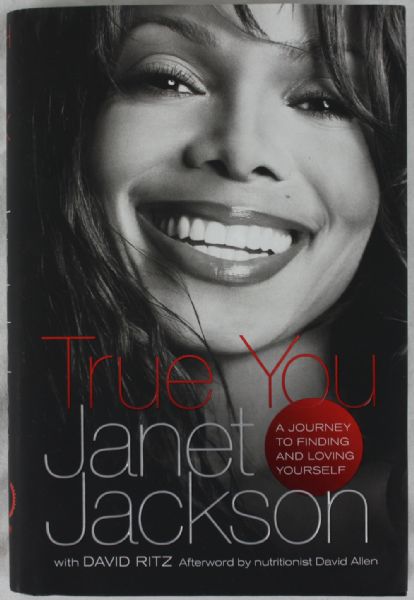 Janet Jackson Signed Hardcover 1st Edition Book w/Signing Pics