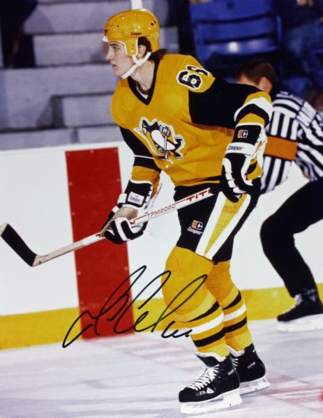 Mario Lemieux  Signed 11" x 14" Color Photo