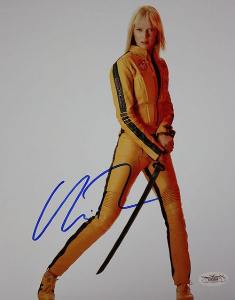Uma Thurman Signed 8" x 10" Color Photo from "Kill Bill" (JSA) 