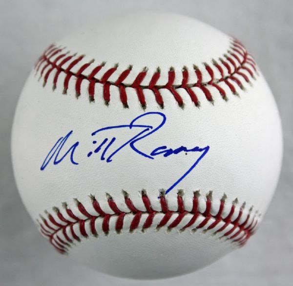 Mitt Romney Superb Signed OML Baseball (JSA)