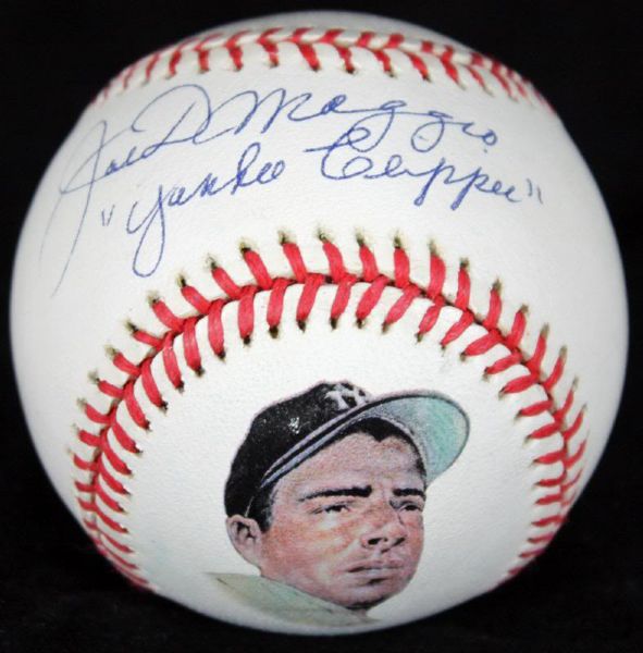 Joe DiMaggio Signed Special Edition Baseball w/"Yankee Clipper" Insc. (Yankee Clipper Hologram)