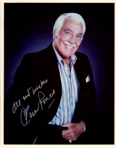 Cesar Romero In-Person Signed 8" x 10" Color Photo (JSA)