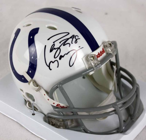 Peyton Manning Signed Colts Mini Helmet