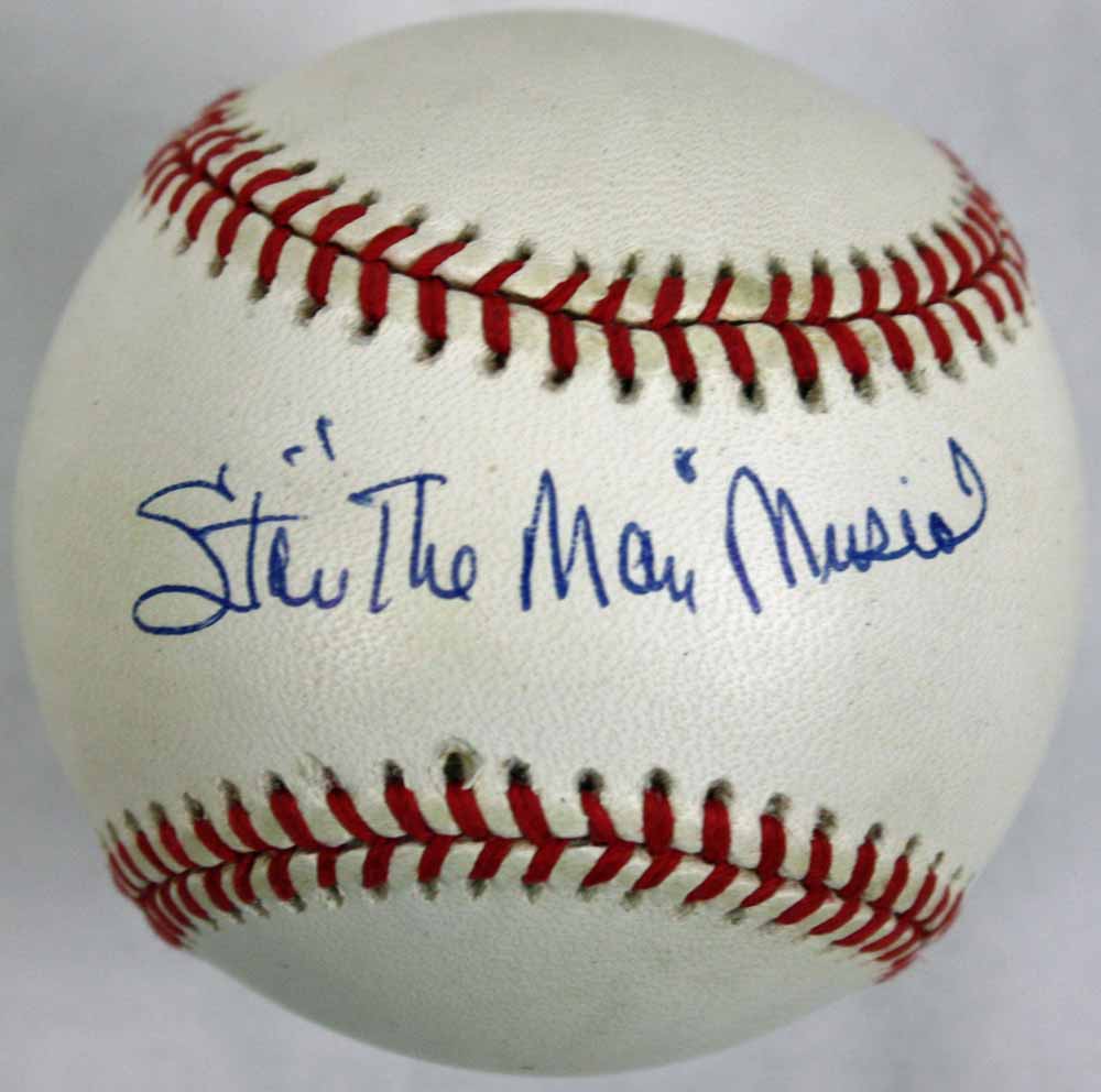 Lot Detail - Stan Musial Signed ONL Baseball With "The Man" Inscription ...