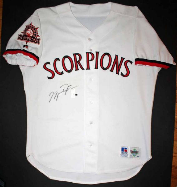 Michael Jordan Signed RARE Scottsdale Scorpions Baseball Jersey (UDA)