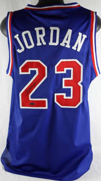 Michael Jordan Signed 1992 NBA All-Star Game Jersey (UDA)