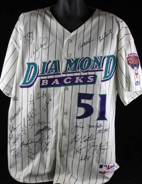 Lot Detail - 2001 Randy Johnson Arizona Diamondbacks Game-Used Jersey