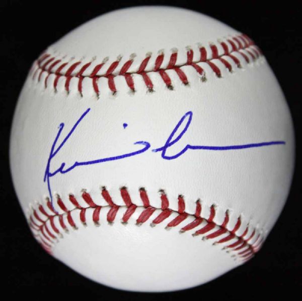 Kevin Costner Signed OML Baseball