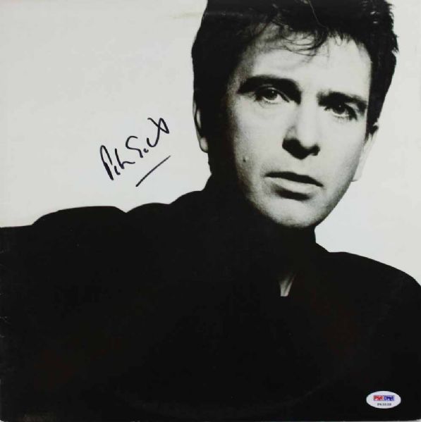 Peter Gabriel Signed Record Album: "So" (PSA/DNA)