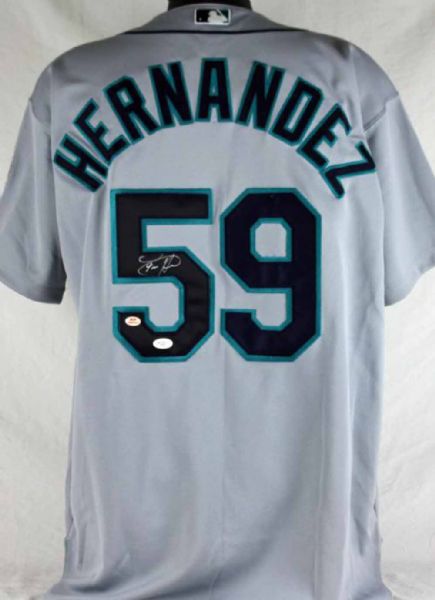 Felix Hernandez Signed Seattle Mariners Pro Model Jersey (JSA)