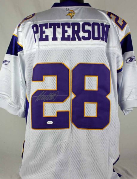 Adrian Peterson Signed Minn Vikings Pro Model Jersey (JSA)