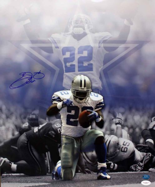 Emmitt Smith Signed 16" x 20" Color Photo